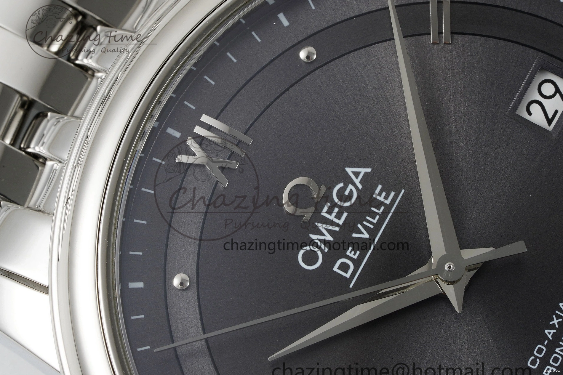 0101 Bold De Ville SS TWF 1:1 Best Edition Gray Dial on SS Bracelet MIYOTA 7840